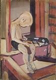 Артёмов А. Н. МОИ СТУПЕНЬКИ. 1961г. /к. гуашь.51×36/