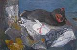 Артёмов А. Н. МОИ МИЛЫЕ ИГРУШКИ. СПЯЩИЙ МЕДВЕДЬ./2010г.орг. м. 47,5×74,5/