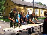 Первый этап военно-спортивной игры, посвященной 65 годовшине Курской битвы, совместно с комитетом по делам молодежи района