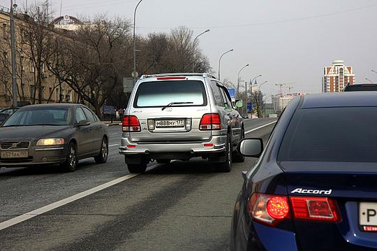 Honda Accord, гос.№ р991км199, 14.04.2009 16:42, Встречка, isdead