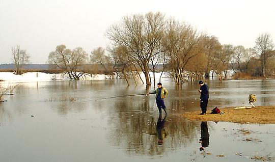 Москва река разлилась, Рыболовы, anikol