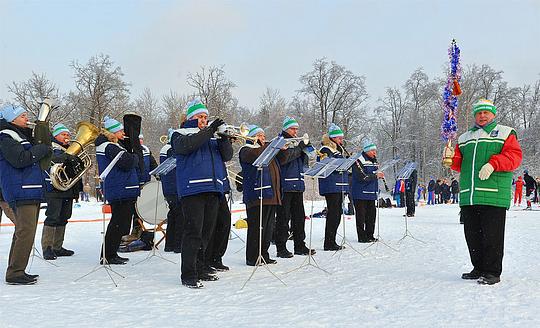 Оркестр, Манжосовская лыжная гонка 2010, ando