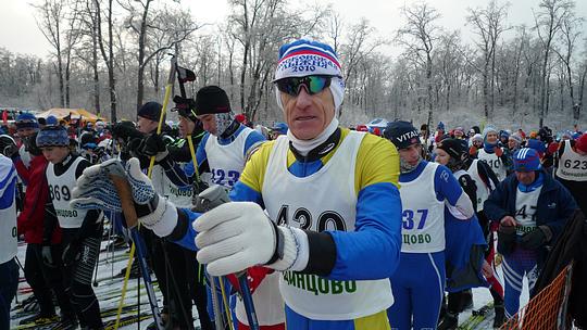 Александр, настоящий лыжник., Манжосовская лыжная гонка 2010, nikk