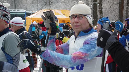 Андрей. Гонщик из Назарьева., Манжосовская лыжная гонка 2010, nikk