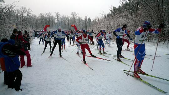 Старт 42-ой Манжосовской Гонки 2010, Манжосовская лыжная гонка 2010, nikk