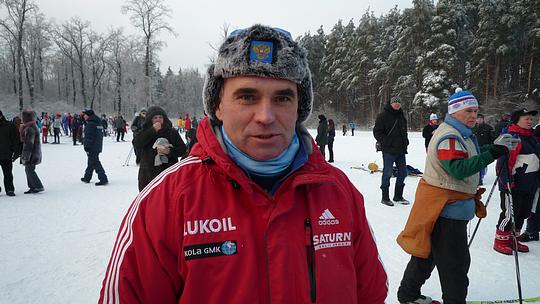 Владимир. Тренер из Барвихи., Манжосовская лыжная гонка 2010, nikk