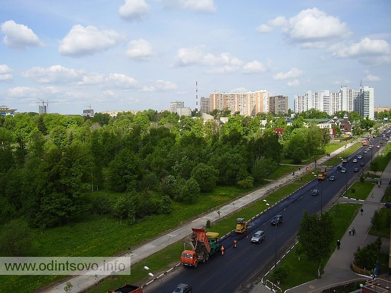 Укладка асфальта на Красногорке, Улицы, cuh