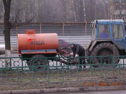 помывка ограждений вдоль Можайки, Можайское ш., помывка ограждений вдоль Можайки, Abaddon