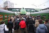 Электричка в Москву